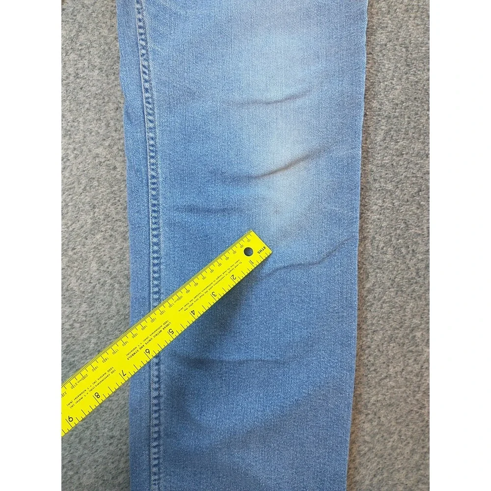 Levis Action Slacks Mens 36x31 Light Wash Blue Denim Straight Leg Jeans Vintage